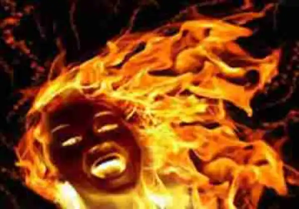 Shocker: Man Sets Himself Ablaze At The Entrance of Popular Church